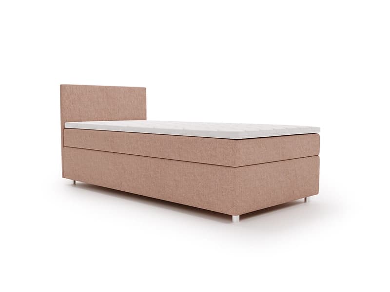 Kastenbett FREDO altrosa 120x200cm halbfest