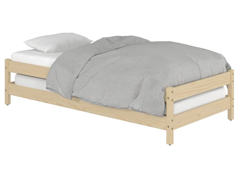 Kinderbett OCTAVE 90x200cm natürliches holz