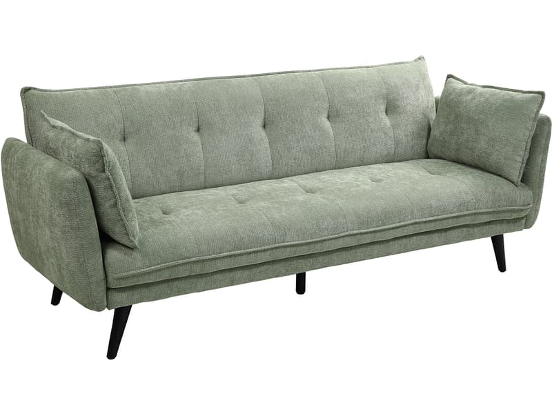 Bettsofa LUNA Polyester hellgrün