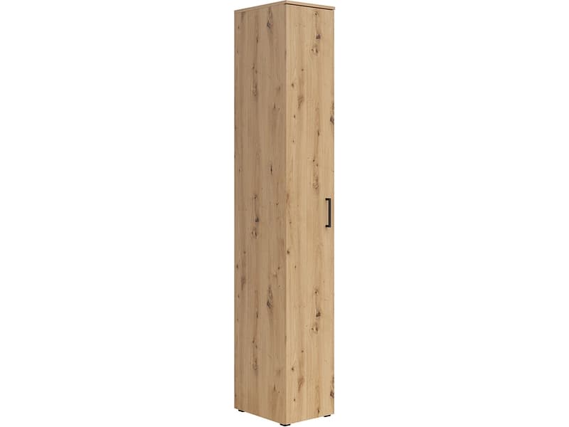 Aufbewahrungsschrank MULTI 1 Tür 40x30x195cm artisan eiche