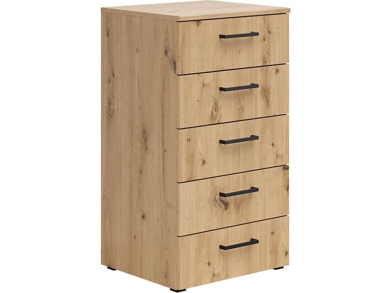 Kommode MULTI 5 Schubladen 40x45x83cm artisan eiche