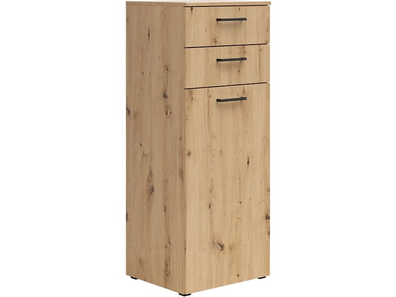 Kommode MULTI 1 Tür 2 Schubladen 40x45x115cm artisan eiche