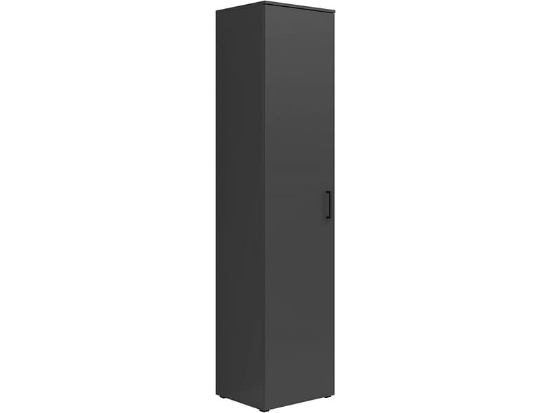 Aufbewahrungsschrank MULTI 1 Tür 40x45x195cm grafit