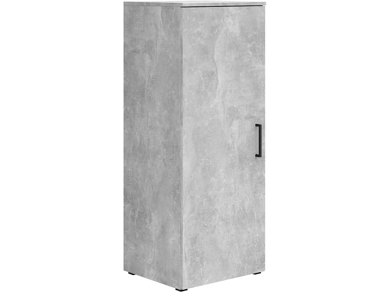 Kommode MULTI 1 Tür 40x45x115cm hellgrau