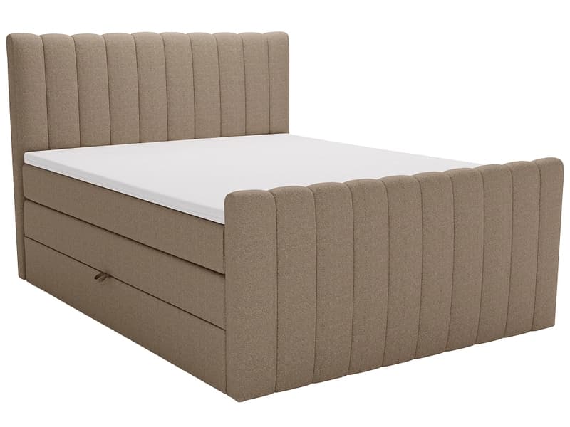 Boxspringbett WINTER braun 160x200cm weich