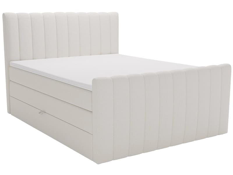 Boxspringbett WINTER beige 180x200cm weich