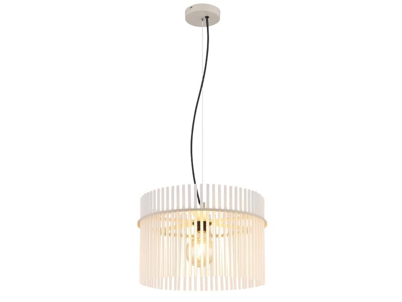Hängelampe GORLEY 40x150cm 60W sandfarben