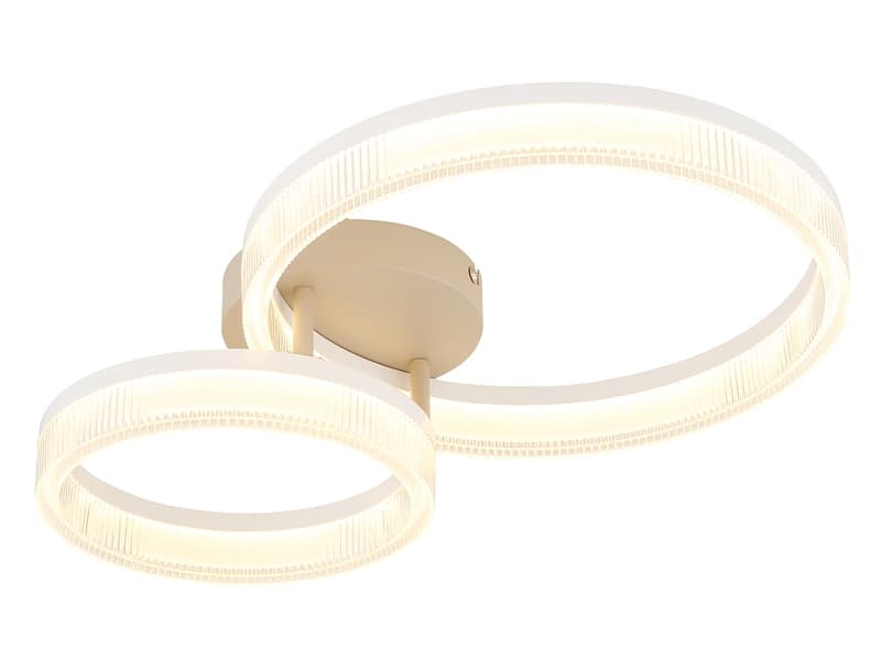 Deckenlampe MARLENNE 33cm 24W sandfarben