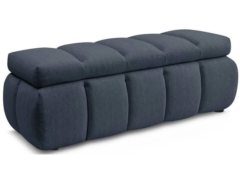 Bettkasten BOBOCHIC DENALI Stoff dunkelblau