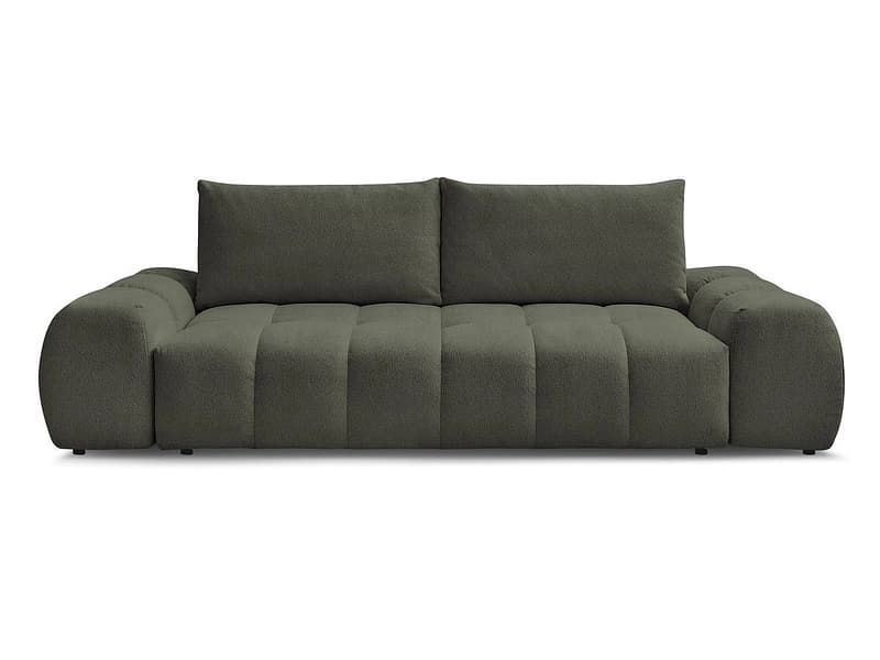 3er Sofa BOBOCHIC EVEREST Stoff chiniert grün