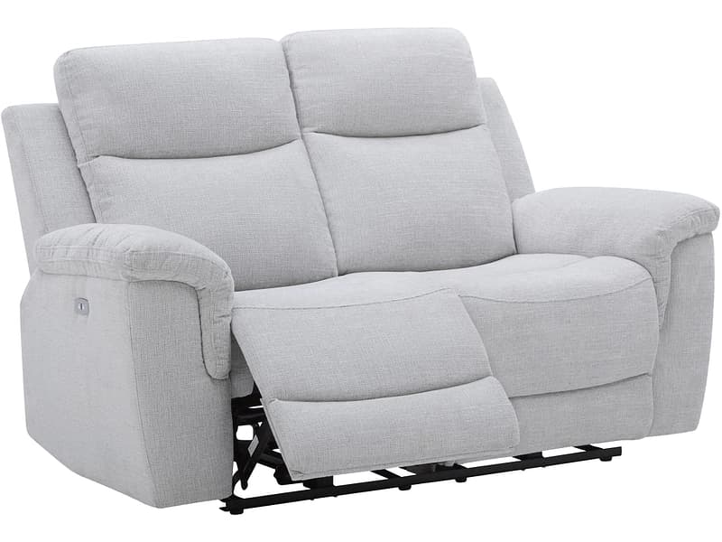 2er Sofa ORLANDO Stoff grau