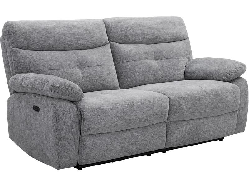 3er Sofa SANDRO Stoff grau