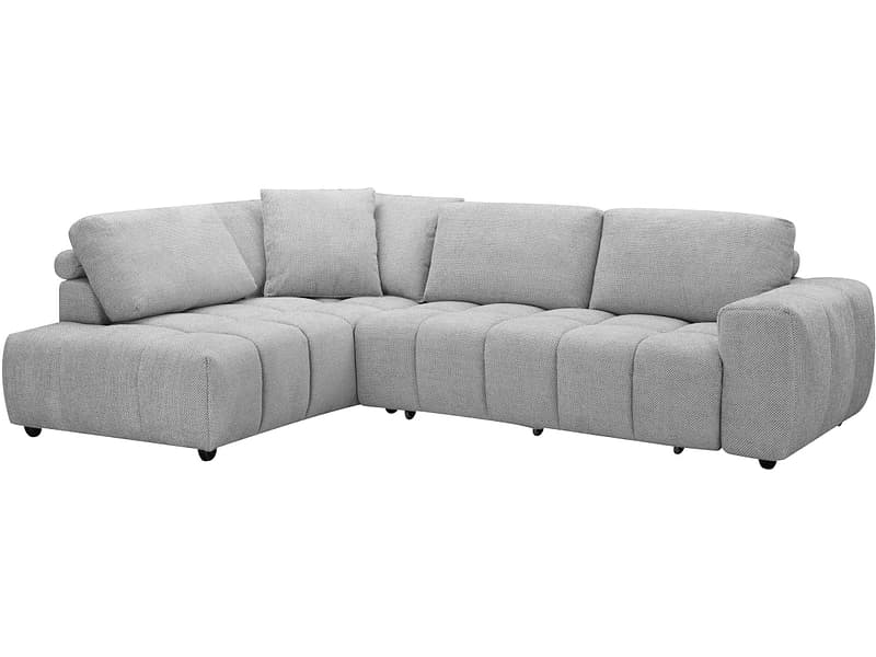 Ecksofa BYBY Stoff grau