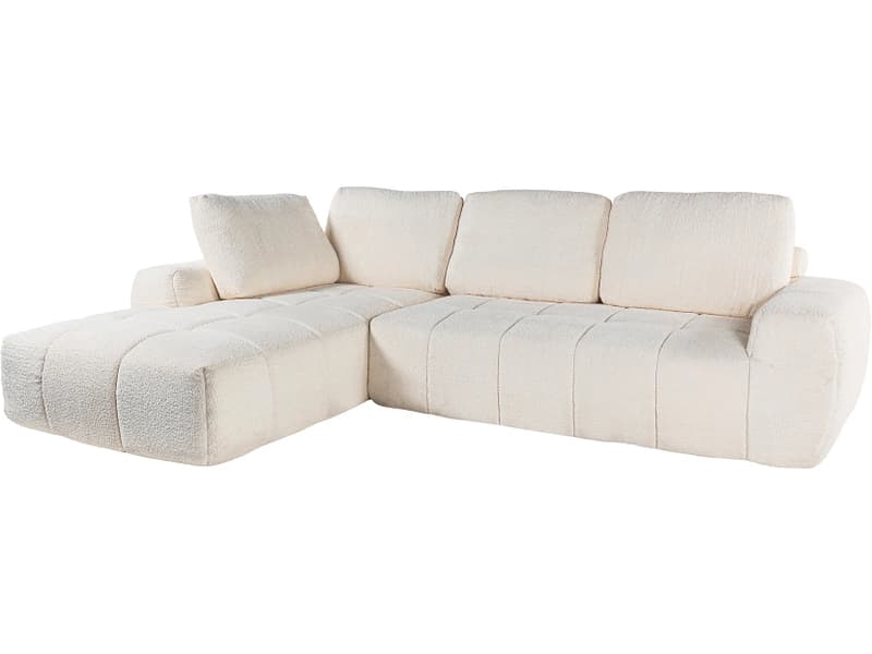 Vakuum-Ecksofa FLOOYO FLEXI Stoff beige