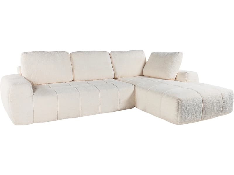 Vakuum-Ecksofa FLOOYO FLEXI Stoff beige