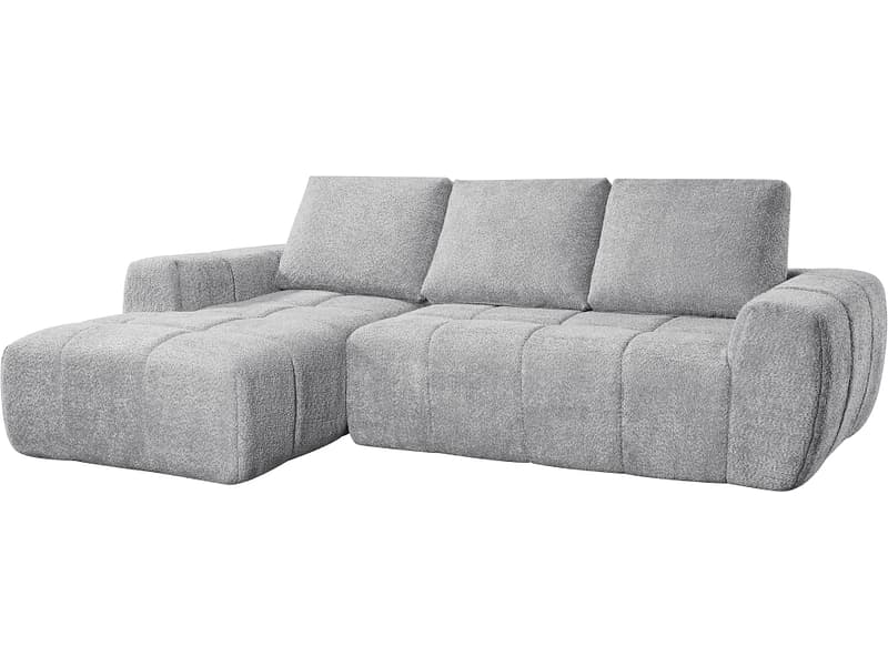 Vakuum-Ecksofa FLOOYO NEXO Stoff grau
