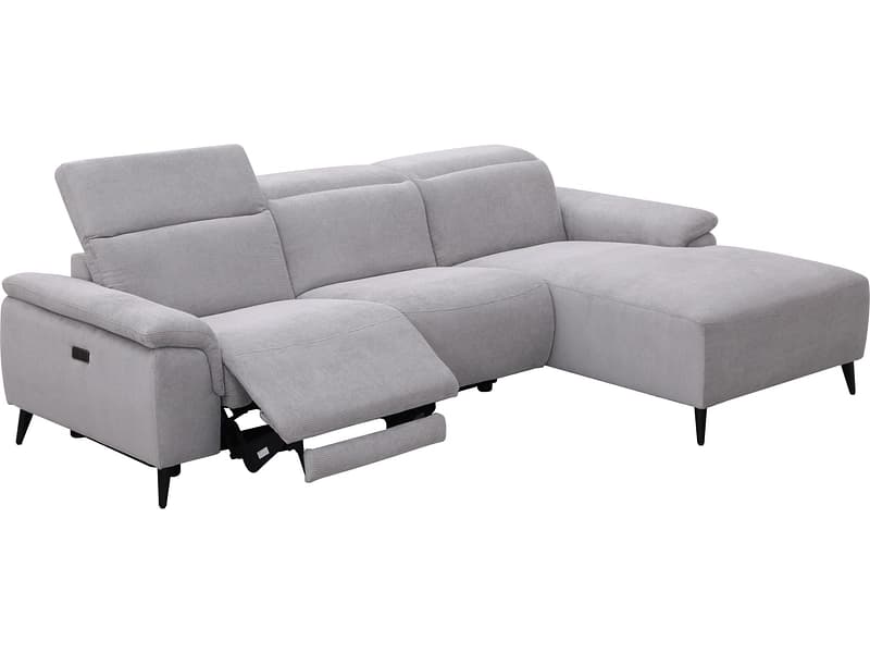 Ecksofa OPERA Stoff grau