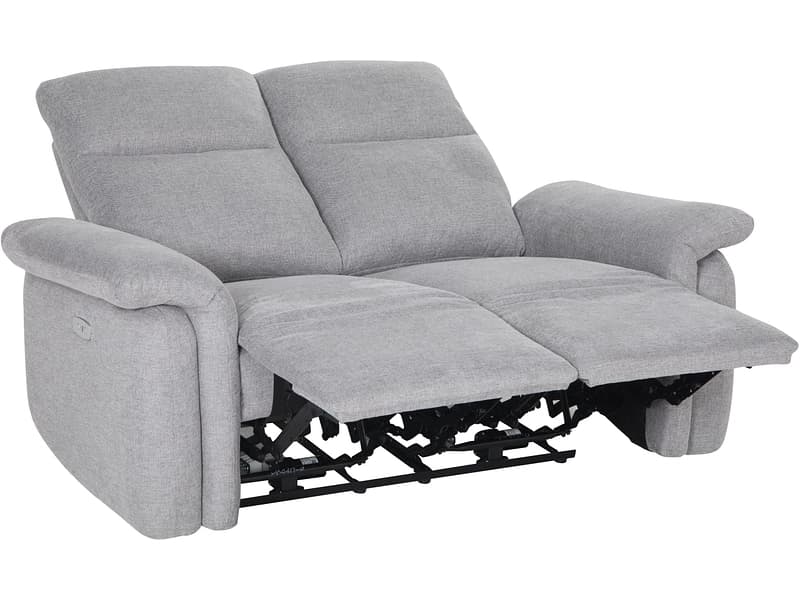 2er Sofa ZEN Stoff grau