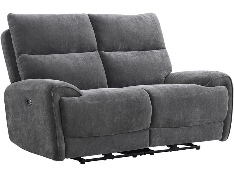 2er Sofa HAVEN Stoff grau