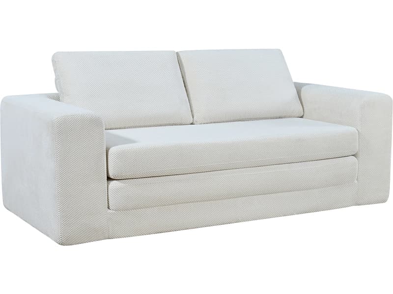 Vakuum-Schlafsofa FLOOYO EASY Stoff beige