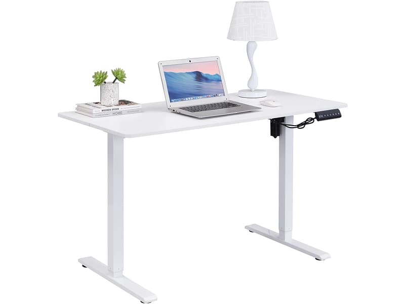 Elektrischer Schreibtisch ATLAS 60x120x74cm weiss