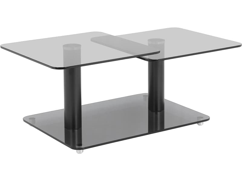 Couchtish PHILLY 54x86.6x42.8cm schwarz