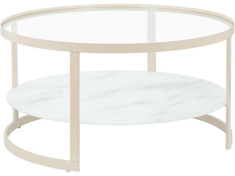 Couchtish HELENE 80x80x42cm weiss