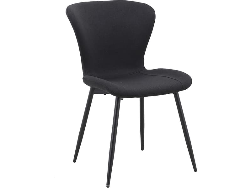 Stuhl BOLD Stoff schwarz