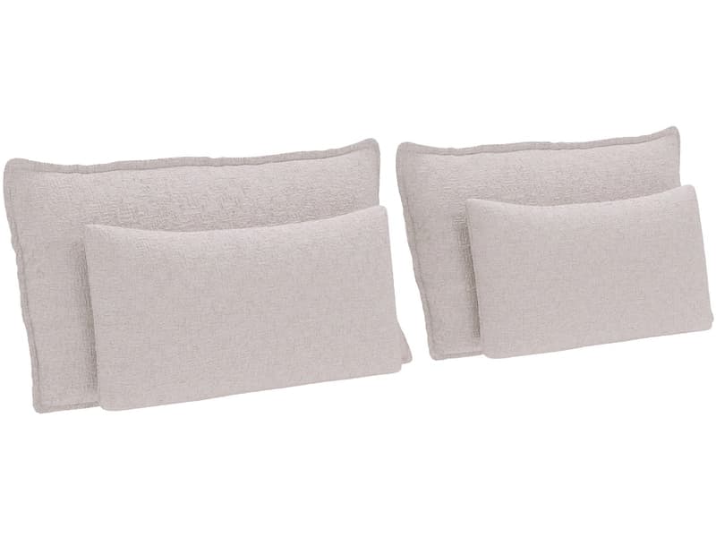 Set 4 Kissen ROOKIE 30x65cm beige unifarben