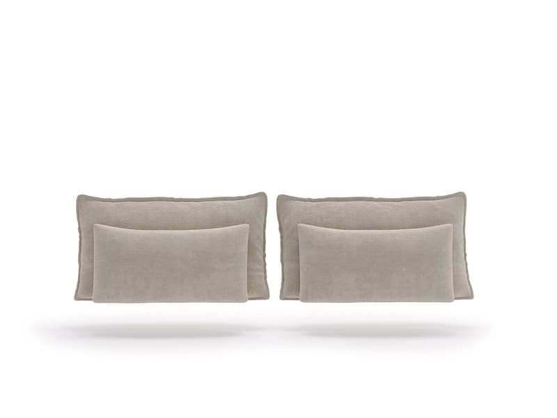 Set 4 Kissen CAPRI 30x65cm beige unifarben