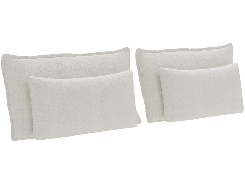 Set 4 Kissen SHADOW 30x65cm beige unifarben