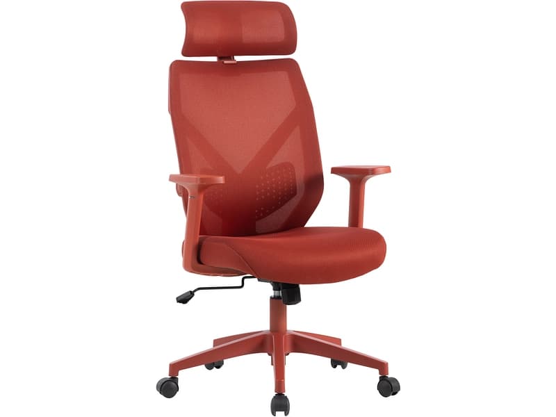 Bürosessel VELTRA Polyester rot