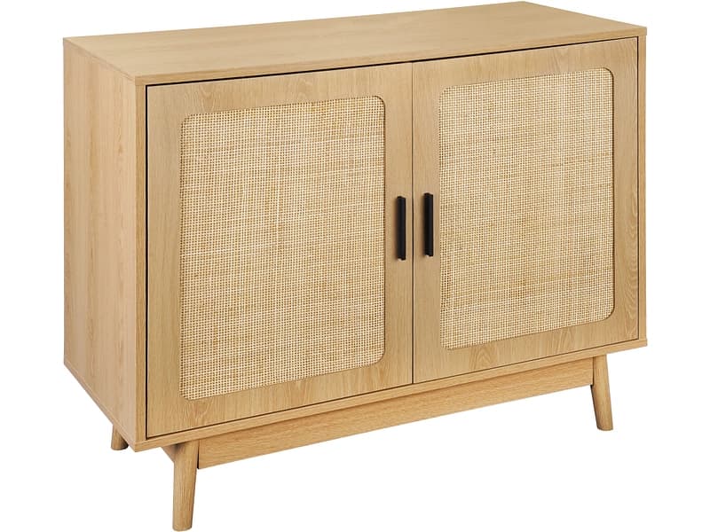 Kommode SAVANA 2 Türen 39.5x90x75cm eiche melamin