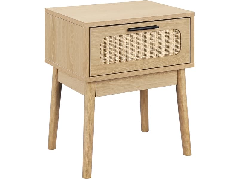 Nachttisch SAVANA 1 Schublade 40x29.5x50cm eiche eiche