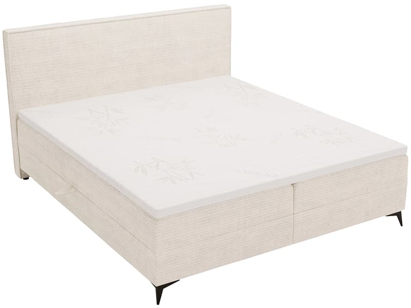 Boxspringbett HOLIDAY weiss 160x200cm fest