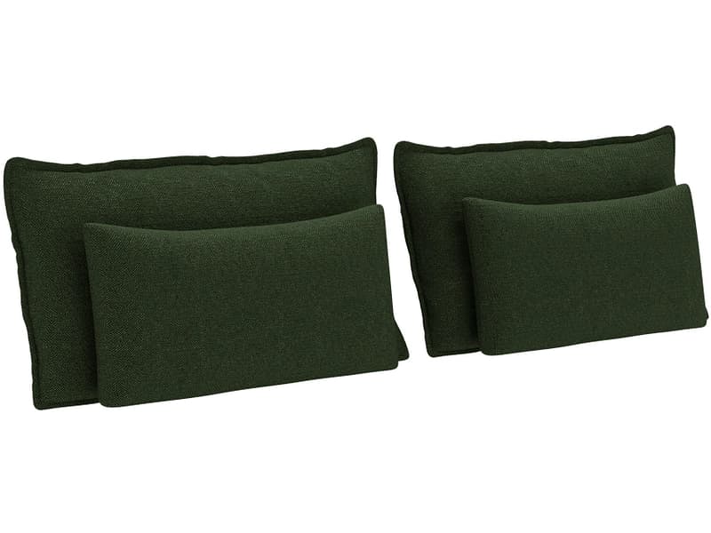 Set 4 Kissen WINTER 30x65cm grün unifarben