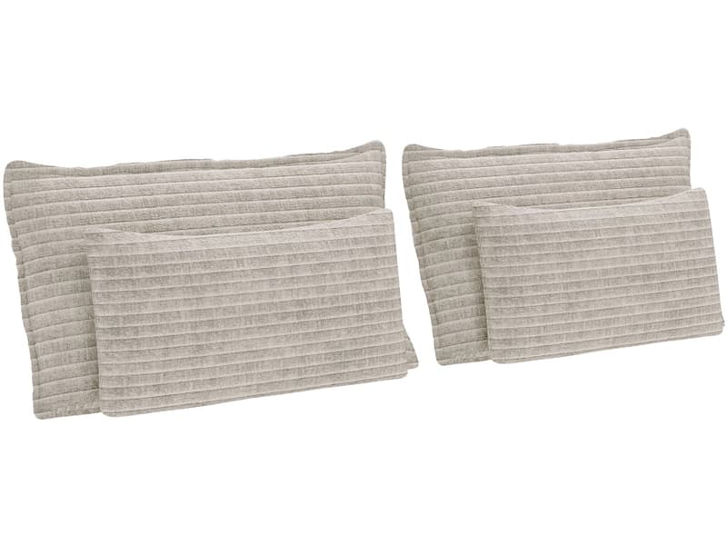 Set 4 Kissen HOLIDAY 30x65cm beige unifarben
