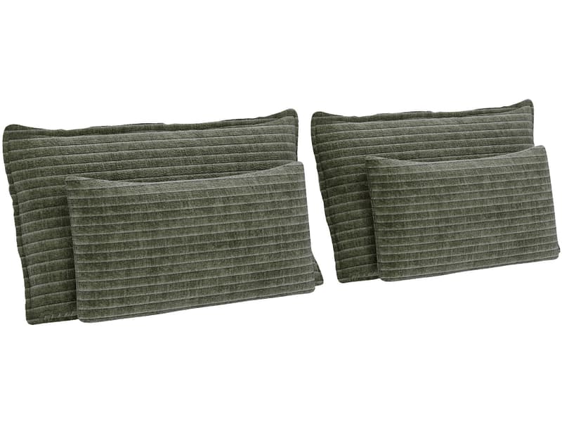Set 4 Kissen HOLIDAY 30x65cm grün unifarben