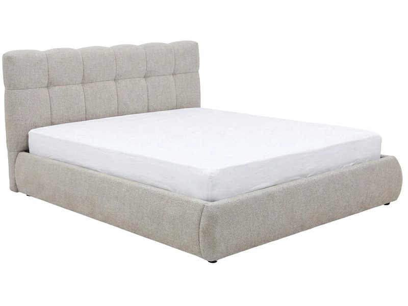 Kastenbett ALBA 160x200cm stoff beige