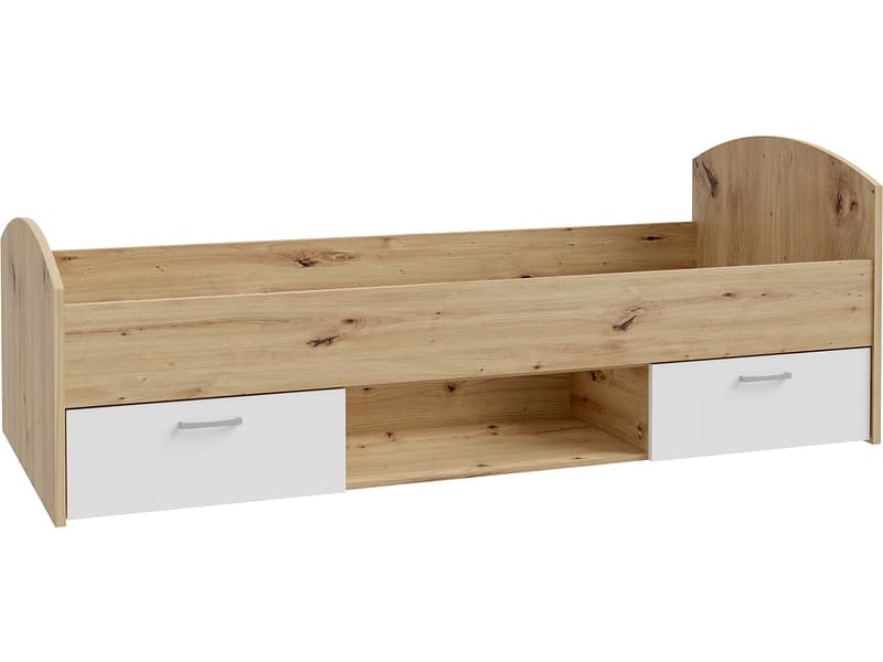 Bett NOA 90x200cm spanplatte weiss