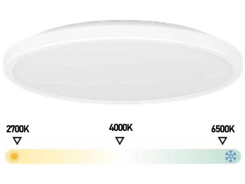 Deckenlampe LED ROVITO Ø30cm 13.9W weiss