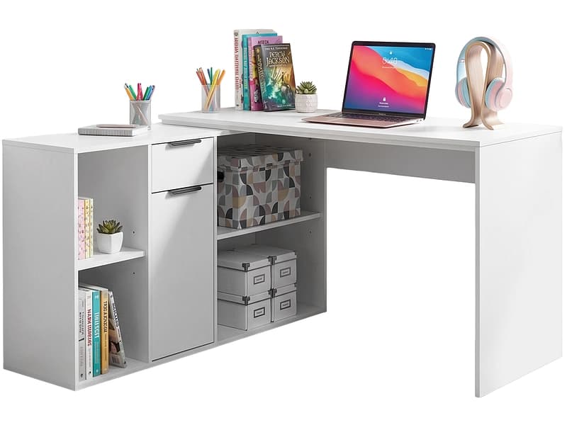 Schreibtisch FOCUS 135x136.8x74.2cm weiss