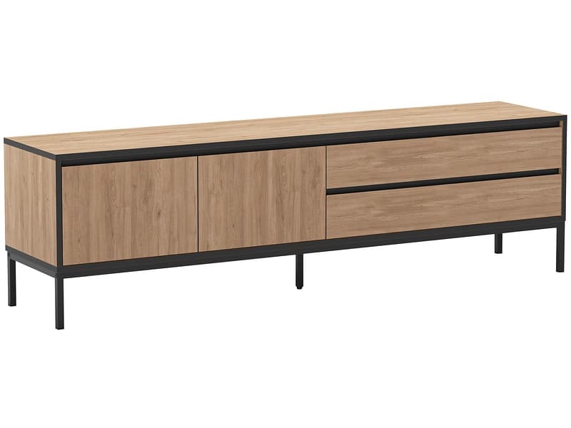 MARCKERIC TV-Möbel LORENZA 180cm eiche
