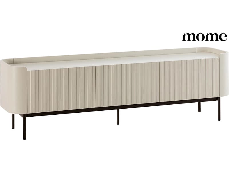 MOME TV-Möbel WILLA 180cm cremefarben