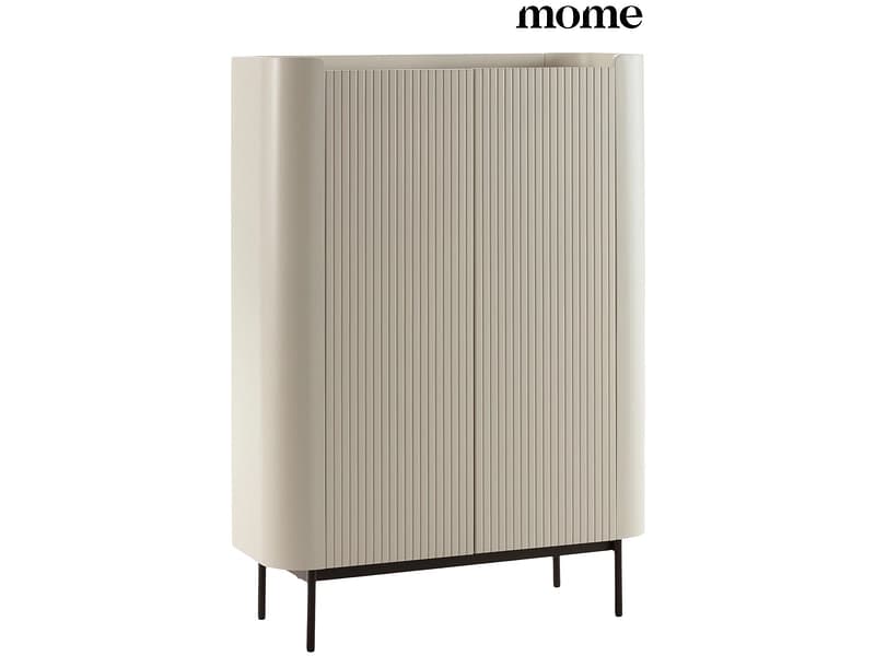 Kommode MOME WILLA 2 Türen 40x100x140cm cremefarben matt