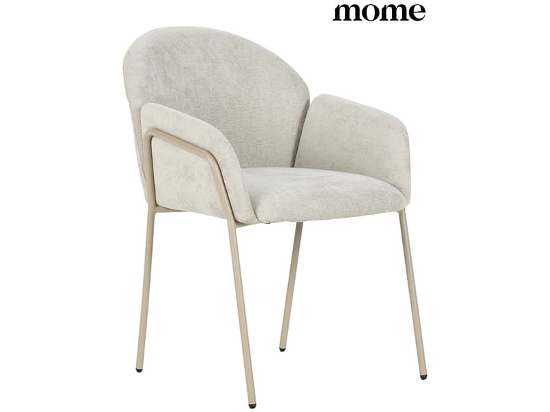 MOME Stuhl ASLIN Stoff beige