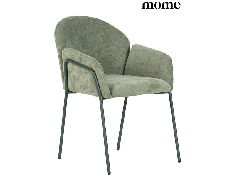 MOME Stuhl ASLIN Stoff grün