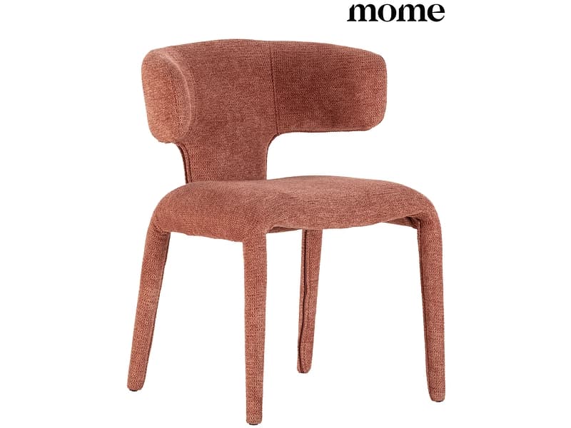 MOME Stuhl MACA Stoff terrakotta