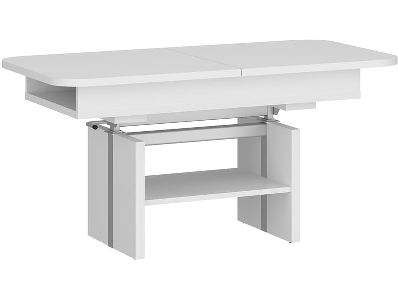 Couchtish CORTADO 65x110x56cm weiss