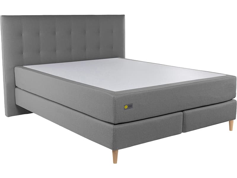 Boxspringbett RELAX BY BICO CHARLOTTE anthrazit 200x200cm fest